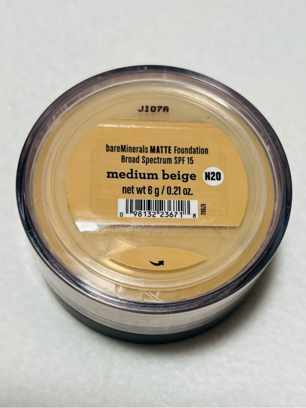 NWT bareMinerals ORIGINAL MATTE LOOSE POWDER FOUNDATION-Medium Beige